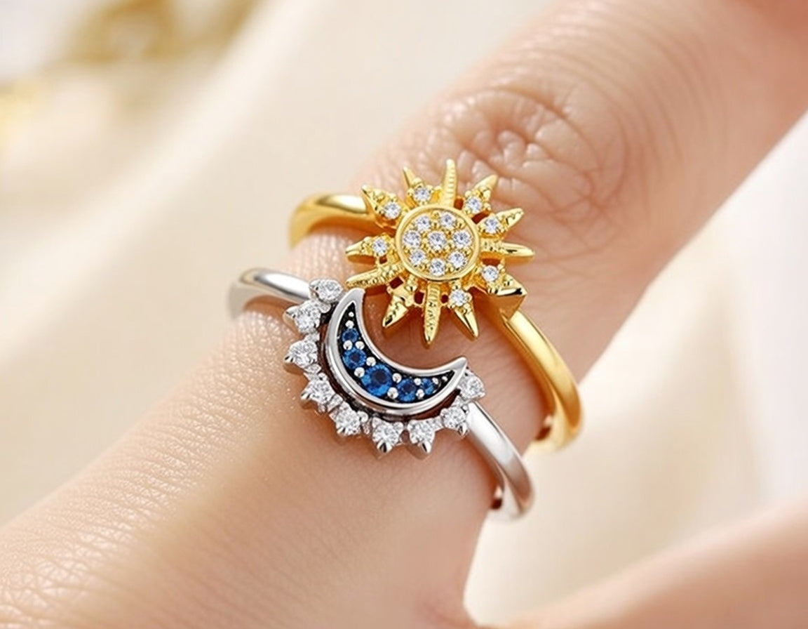 Anillo sol y luna